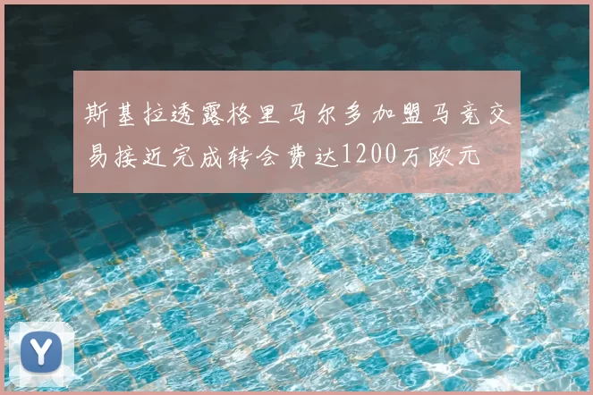 斯基拉透露格里马尔多加盟马竞交易接近完成转会费达1200万欧元