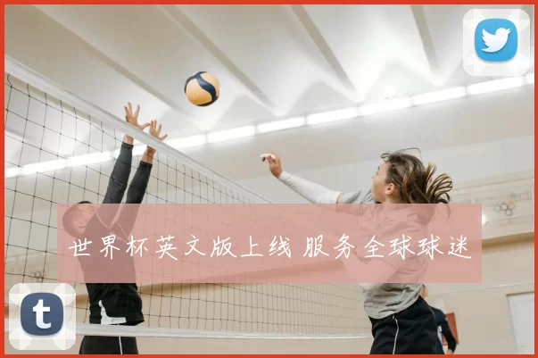 世界杯英文版上线 服务全球球迷